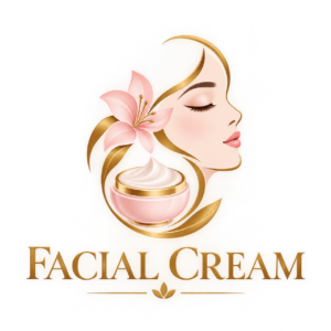 Elegant Facial Cream Skincare Logo